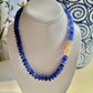 Fine Tanzanite Bead Necklace