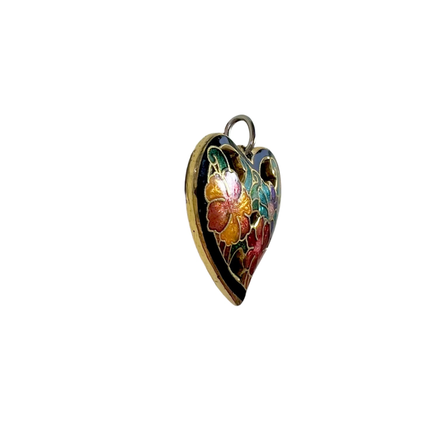 Cloisonne Heart Pendant