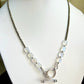 Pyrite & Moonstone Toggle Necklace