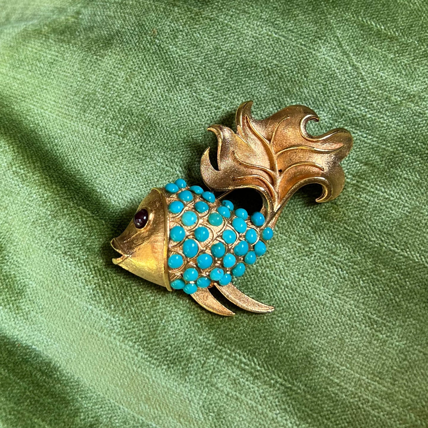 Vintage Pade Vavra Goldfish Brooch