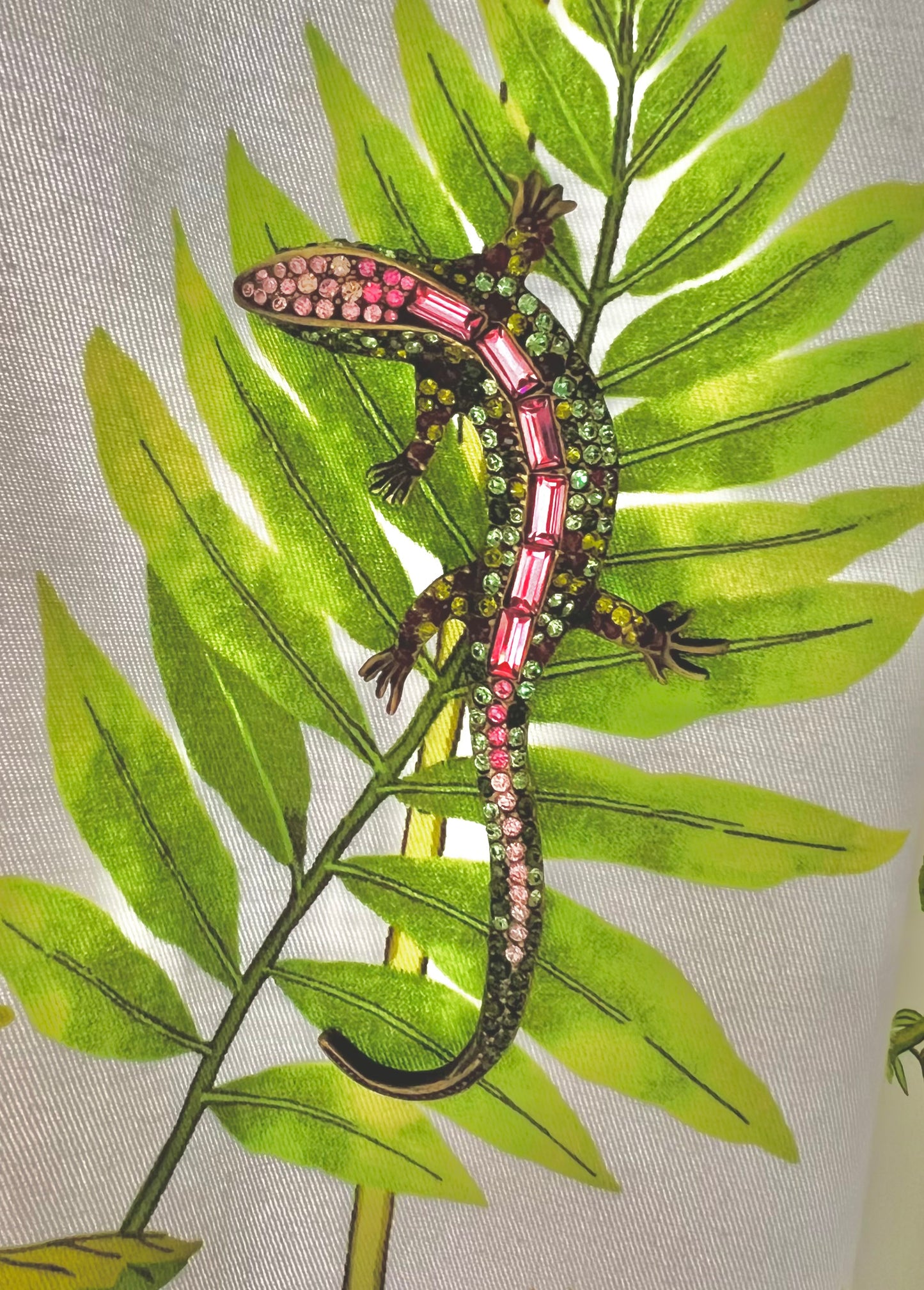 Vintage Jay Strongwater Lizard Brooch
