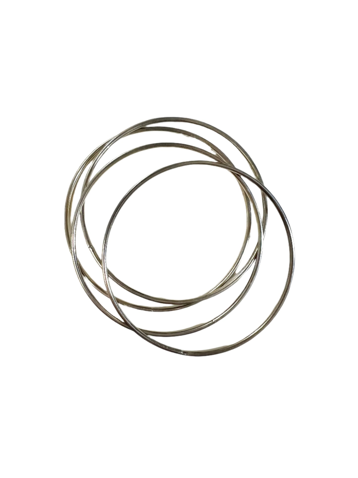 Costume Silvertone Bangles