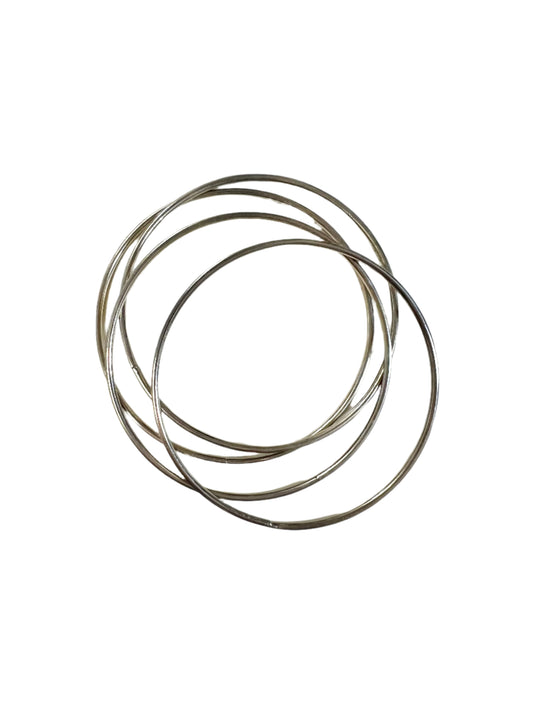Costume Silvertone Bangles