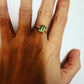 Lime Green Tourmaline Ring