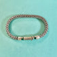 Heavy Weave Silver Bracelet