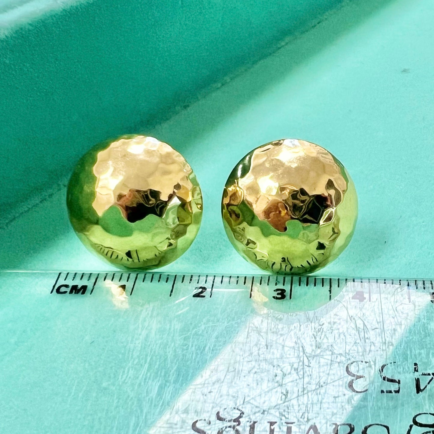 Hammered Dome Earrings