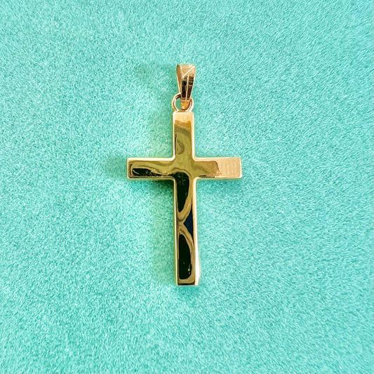 14kt Cross Charm