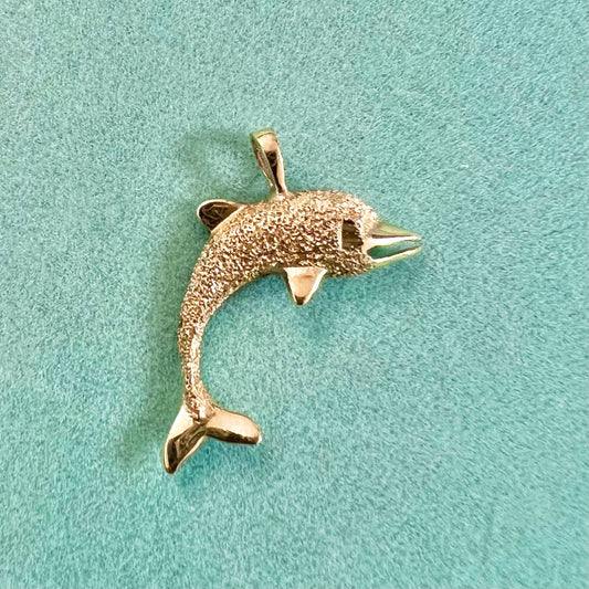 14kt Dolphin Pendant
