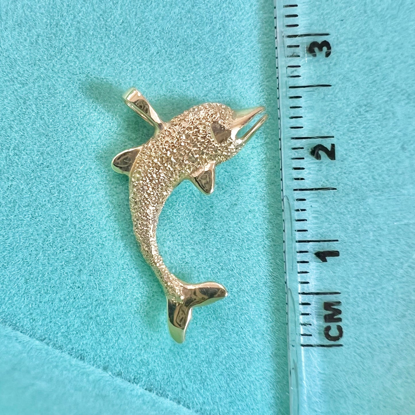 14kt Dolphin Pendant