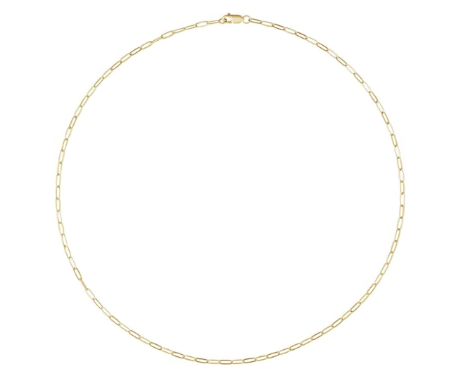Petite Paperclip Chain Necklace