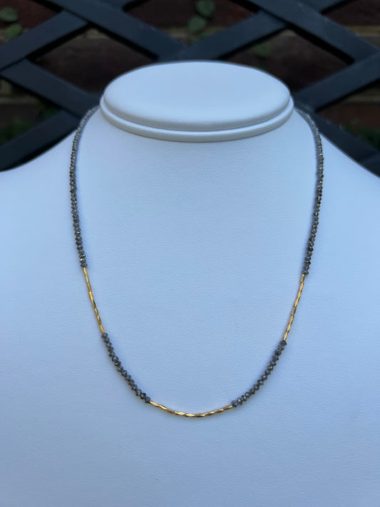 Smoky Diamond Bead Chain