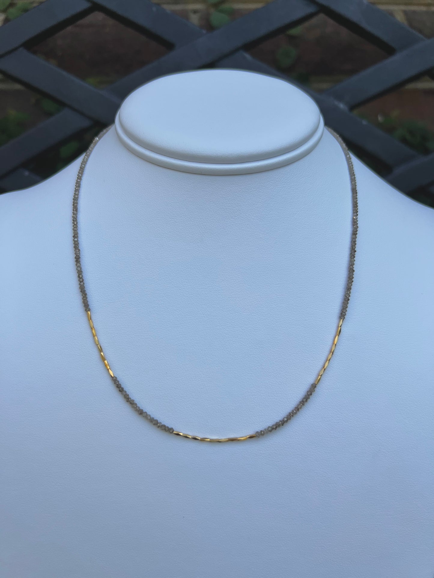 Champagne Diamond Bead Chain
