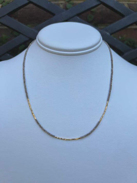 Champagne Diamond Bead Chain