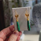 Malachite Drop Earrings