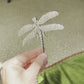 Vintage Crystal Dragonfly Brooch