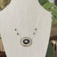 Onyx, Opal, and Pearl Necklace