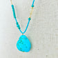 Sleeping Beauty Turquoise and Opal Necklace