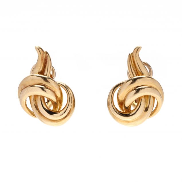 Swirl Flame Earrings