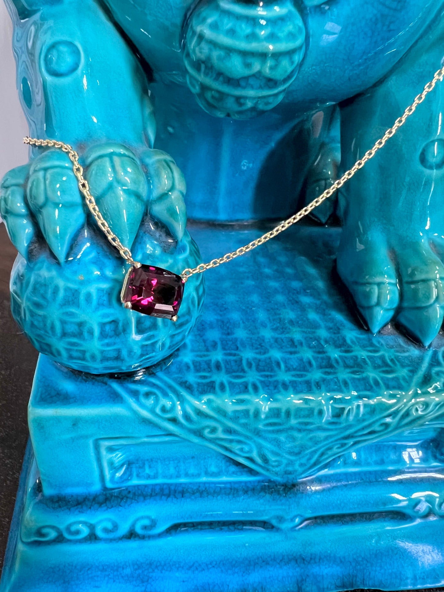 Every Day Rhodolite Garnet Necklace