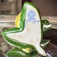 Herend Rose on Leaf Place Card Holder